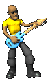 Animated Guitar Player
