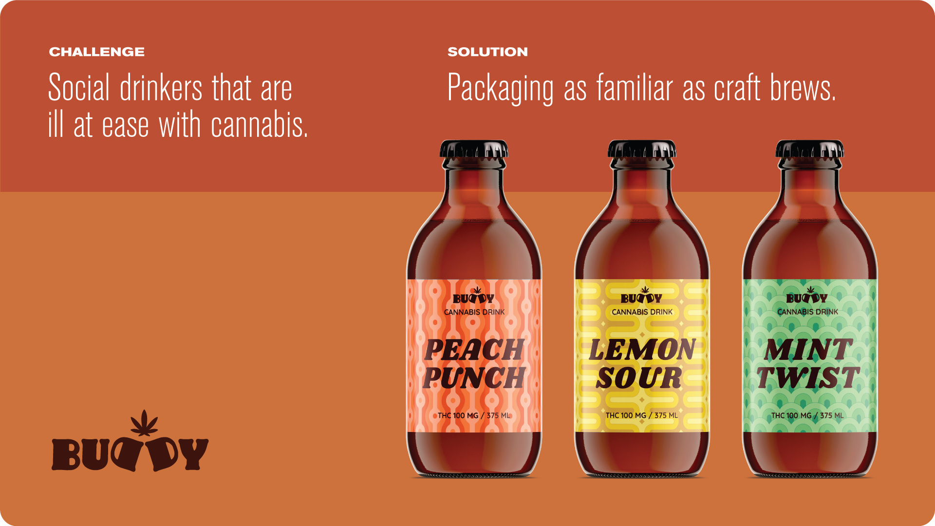 Packaging as familiar as craft brews for the social drinker that is ill at ease with cannabis.