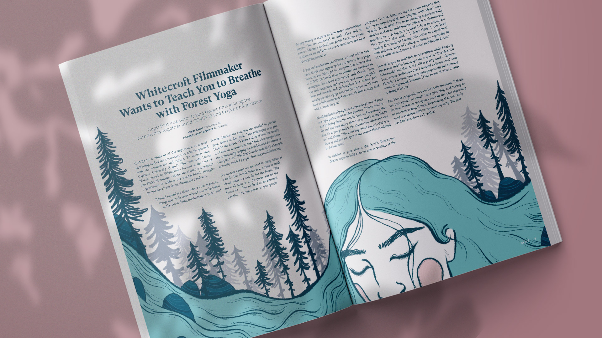 An open book angled to the left.