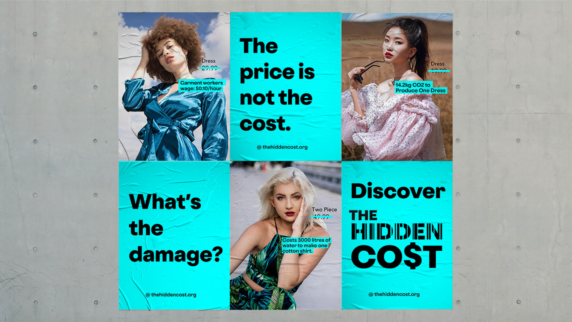 the hidden cost a chrome extension and advertising campaign that tries to put an end to fast fashion branding and advertising for campaign