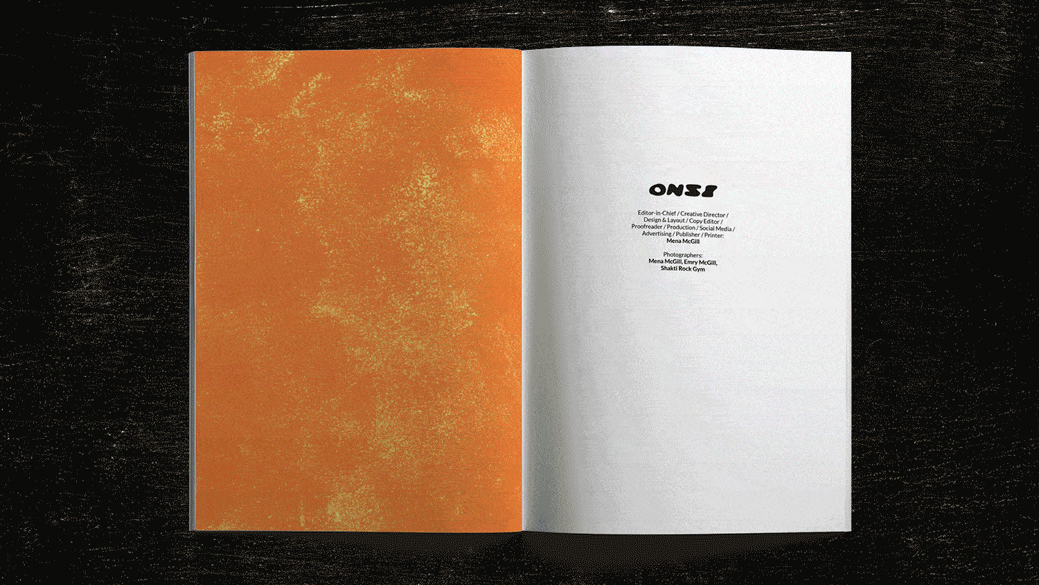 A dynamic series of magazine spreads for ONSI, exploring Gen Z climbing culture. The design features bold, playful typography, colourful abstract shapes, and candid photography of indoor and outdoor bouldering communities.